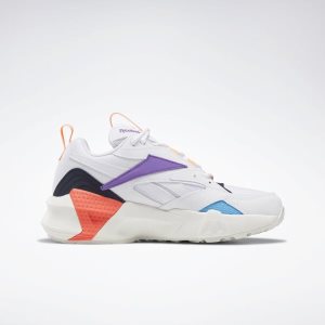 Reebok Aztrek Double Nu Pops Turnschuhe Damen - Weiß/Lila - DE 087-TEC